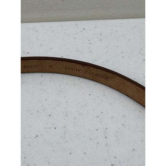 Michael Michael Kors Signature Logo Belt Bag Brown Gold Chain Fanny Pack XL - Picture 6 of 12